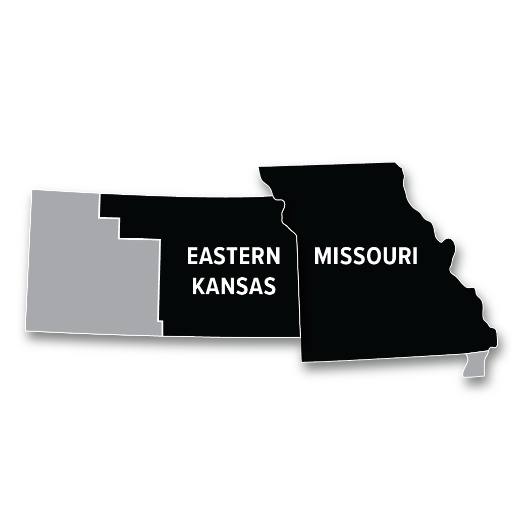 Eastern Kansas and Missouri