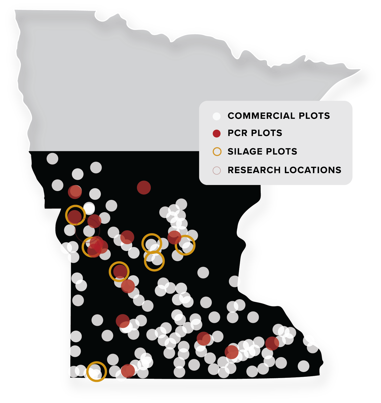 Central & Southern Minnesota map