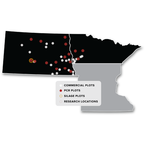 Northern Minnesota & North Dakota map